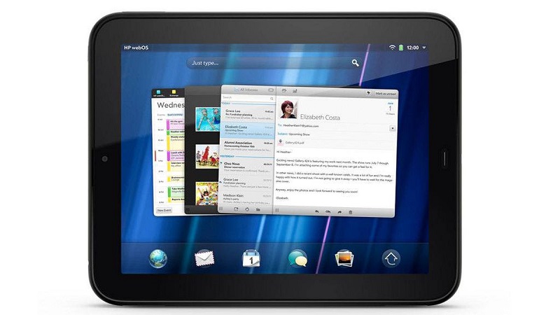 he HP TouchPad is a touchscreen tablet that runs HP webOS.